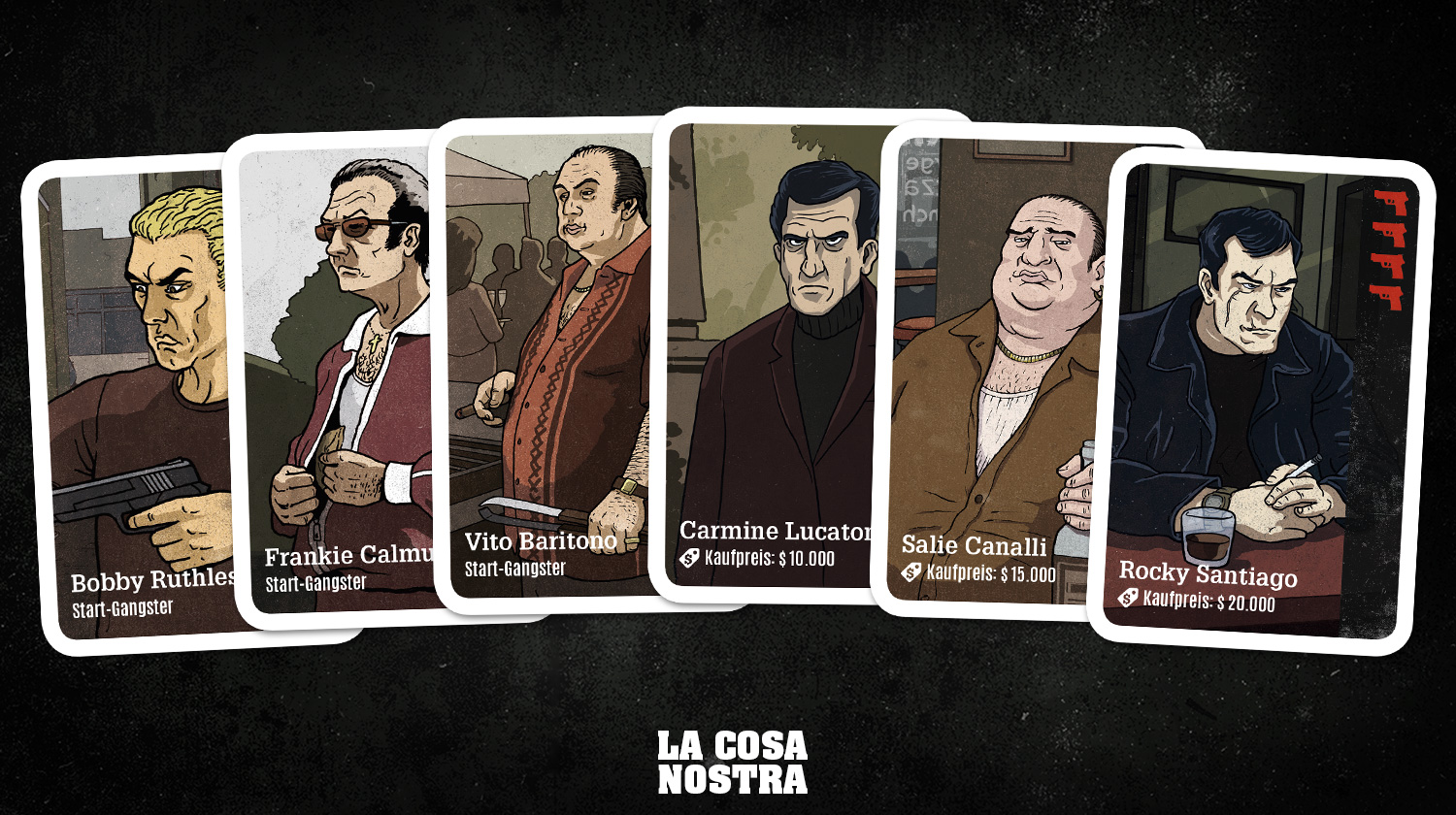 La Cosa Nostra - Gangster-Karten